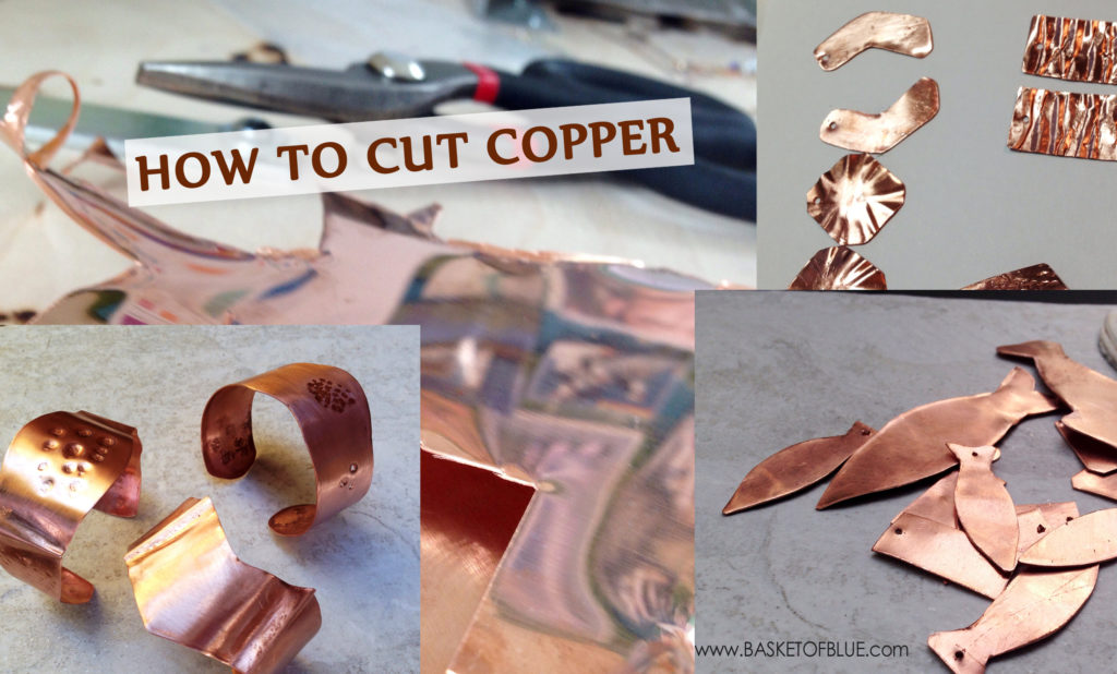 The lattice of copper strips was created by cutting pieces of thin