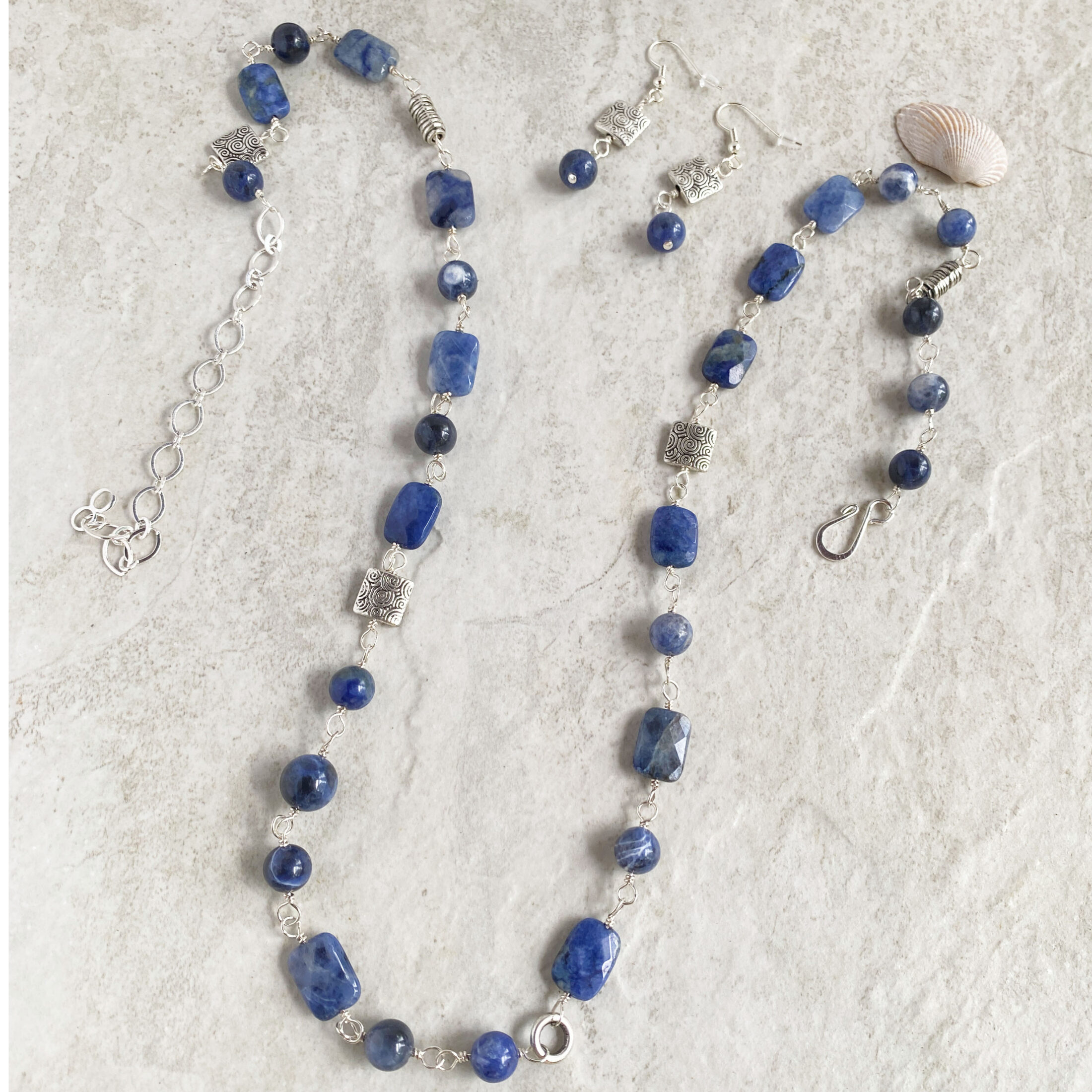 KALIFANO | Natural Multi-Gemstone Beaded Necklace For Sale